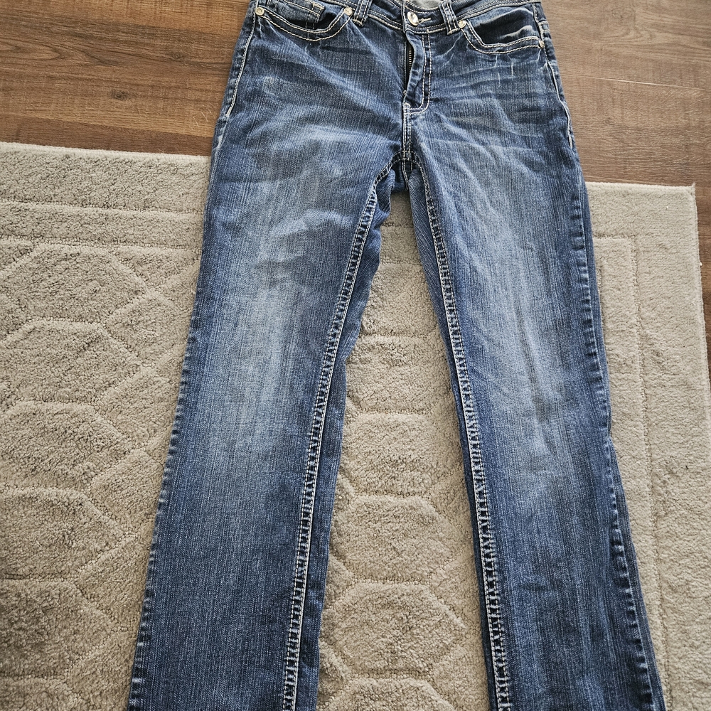 Reba Women's Blue Boot Cut Jeans
